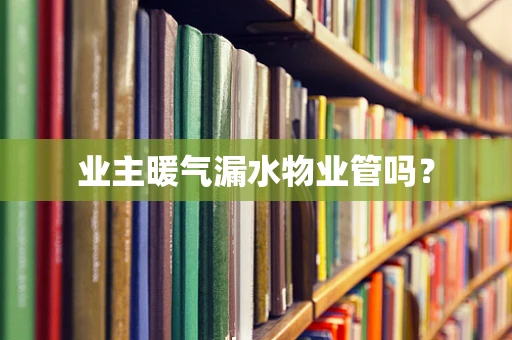 业主暖气漏水物业管吗？
