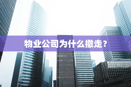物业公司为什么撤走？