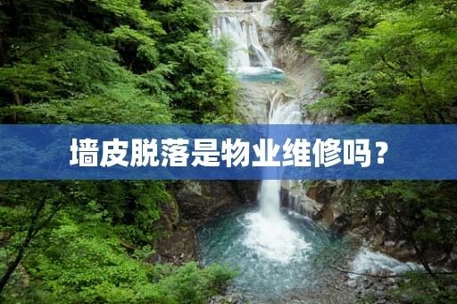 墙皮脱落是物业维修吗？