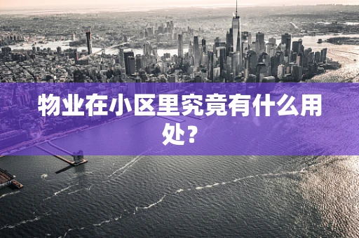 物业在小区里究竟有什么用处？
