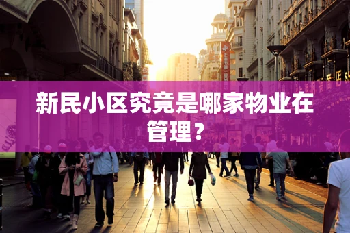 新民小区究竟是哪家物业在管理？