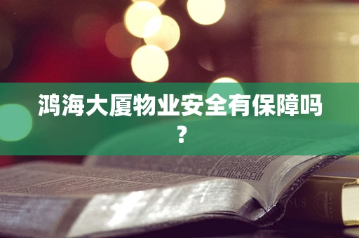 鸿海大厦物业安全有保障吗？