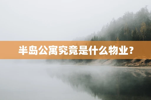 半岛公寓究竟是什么物业？