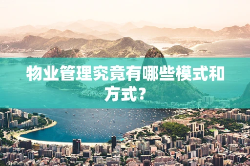 物业管理究竟有哪些模式和方式？