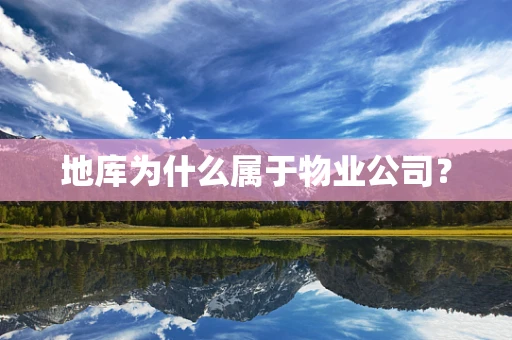 地库为什么属于物业公司？