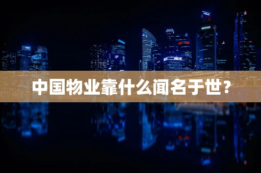 中国物业靠什么闻名于世？