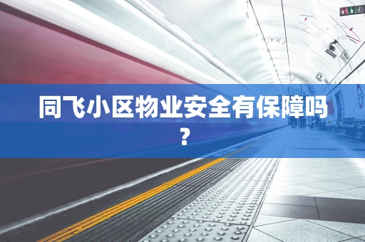 同飞小区物业安全有保障吗？