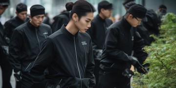 新力物业黑色服装究竟是什么？