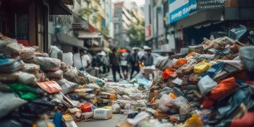 物业清理门口货物违法吗？
