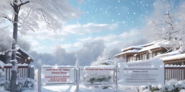 物业下雪天应该发什么通知？