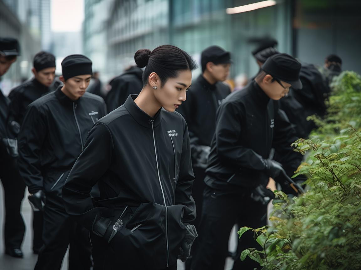 新力物业黑色服装究竟是什么？