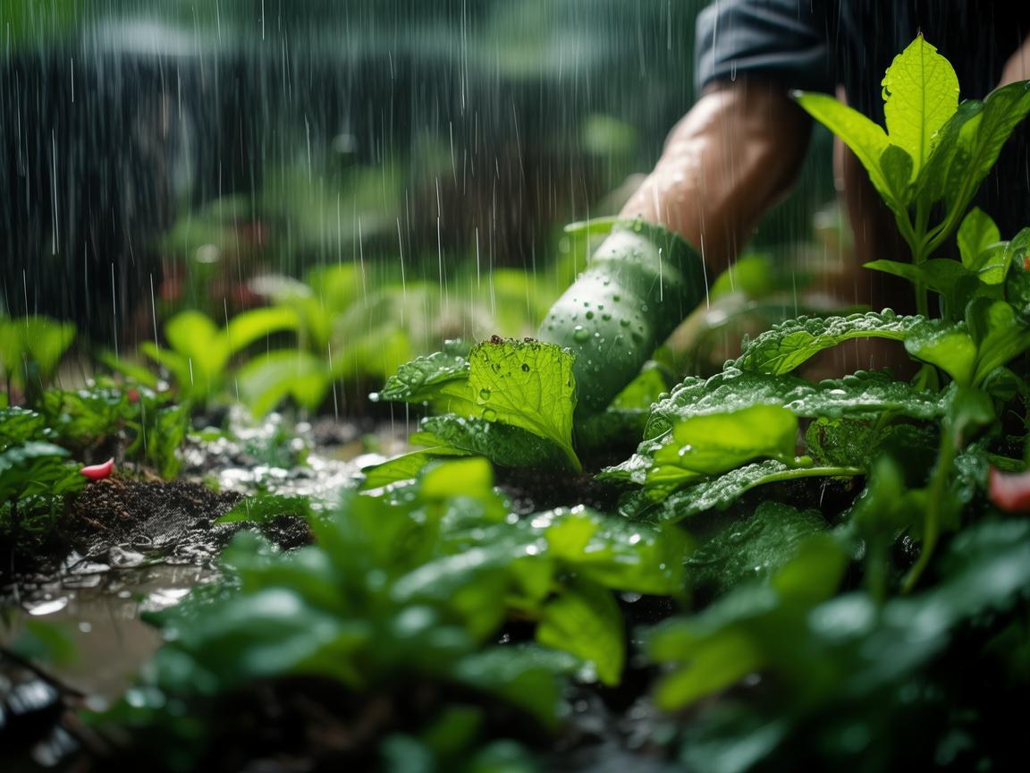 物业绿化工下雨时都干什么？